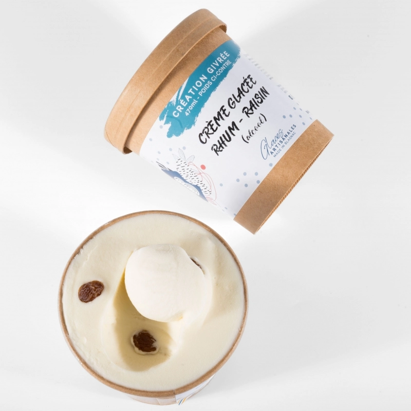 Crème glacée Rhum-Raisin