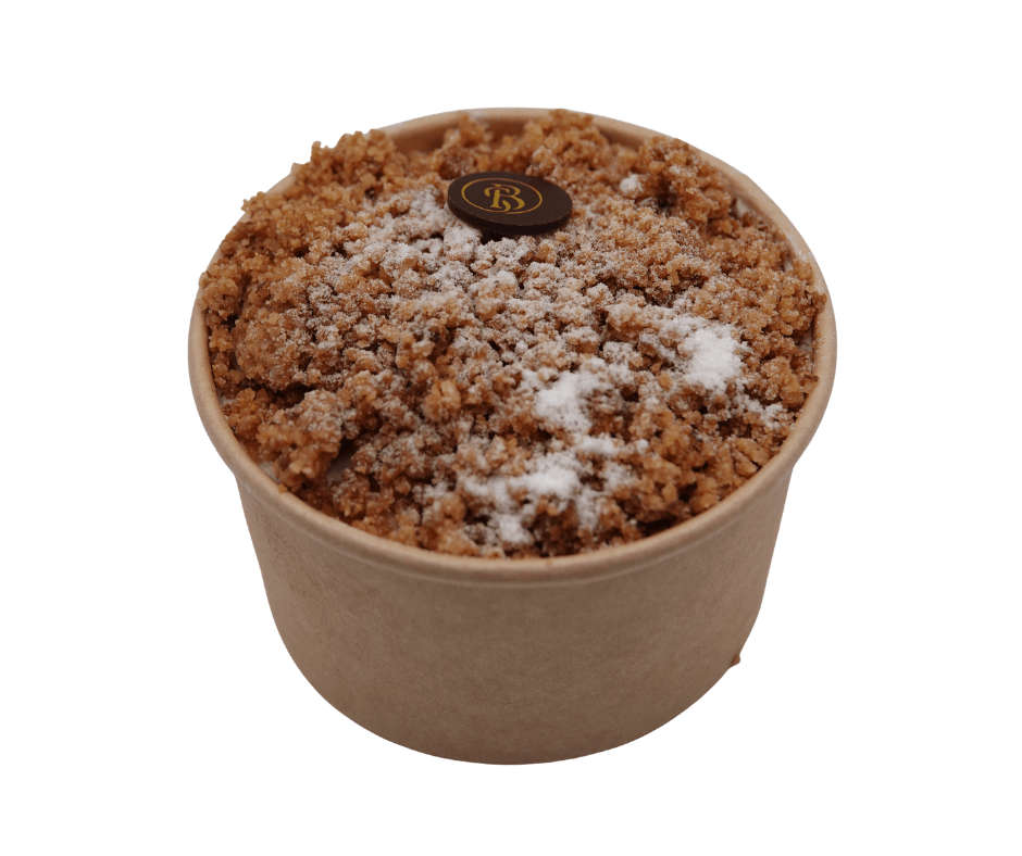 crumble pomme vanille vegetale vegan sans gluten patissier colombiers herault