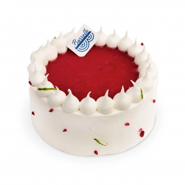 Entremets glacé Citron Basilic Framboise