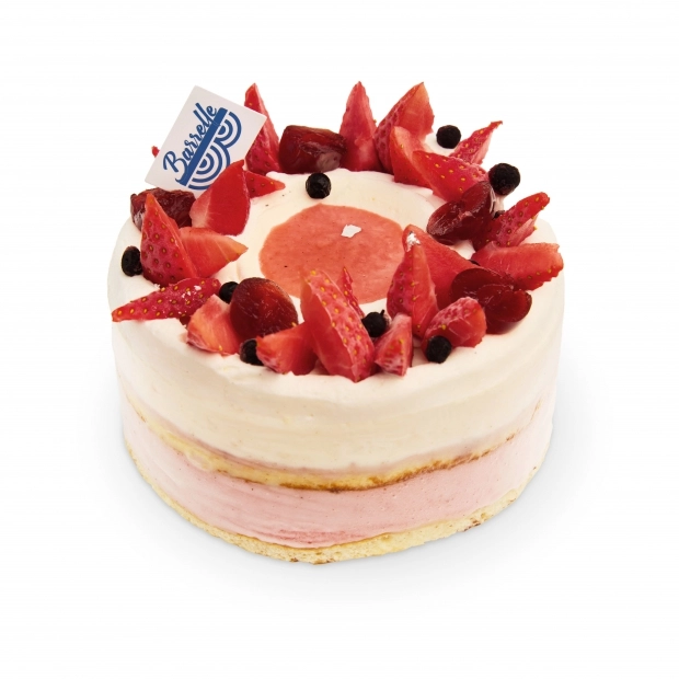 Entremets glacé Fraise Mascarpone