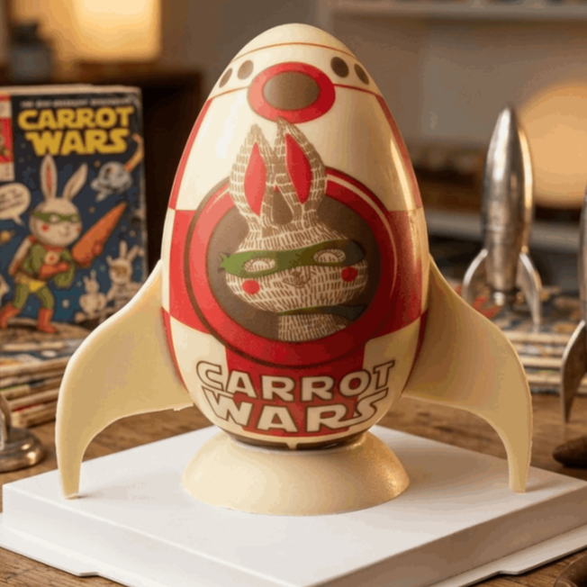 carrot wars chocolat blanc et chocolat noir paques 2026 chocolatier colombiers herault occitanie
