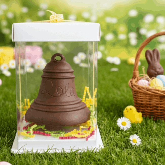 cloche paques chocolat chocolatier colombiers