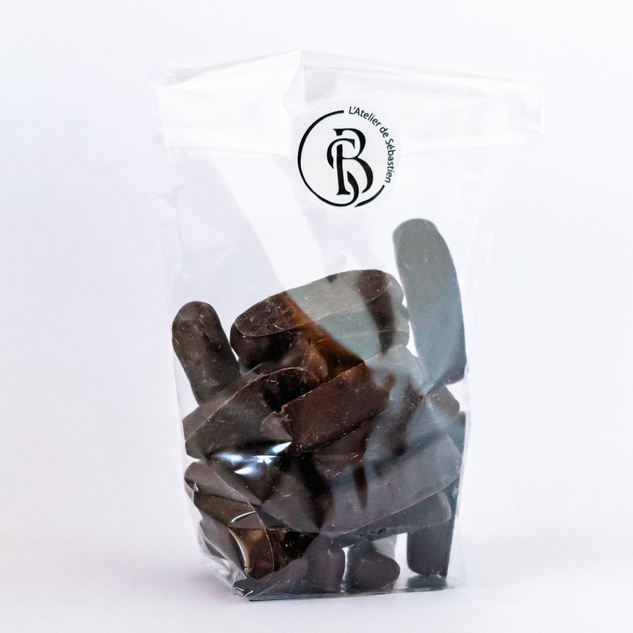 Gingembre enrobé de chocolat noir