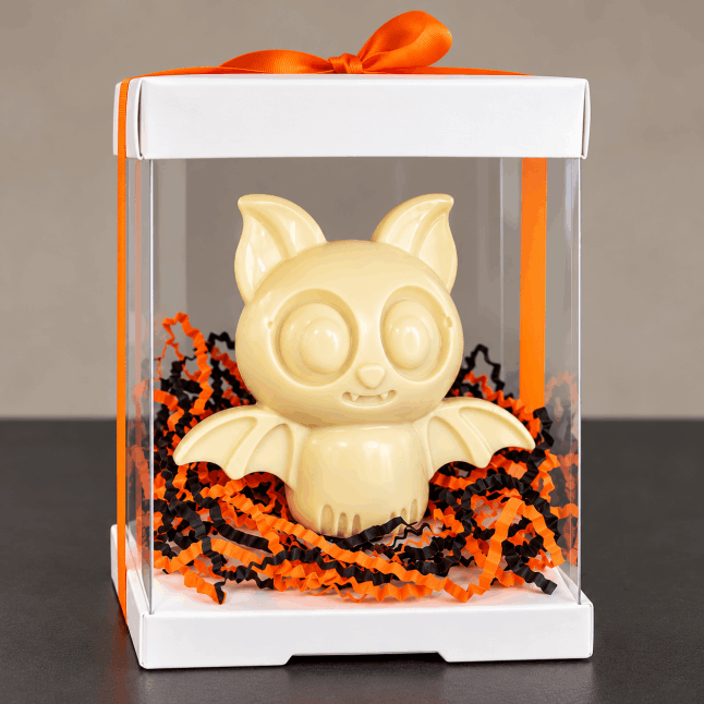 chauve souris halloween chocolat blanc vegan vegetal colombiers herault 34 l'Atelier de Sébastien