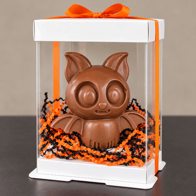 chocolat au lait halloween + fritures chocolaterie colombiers