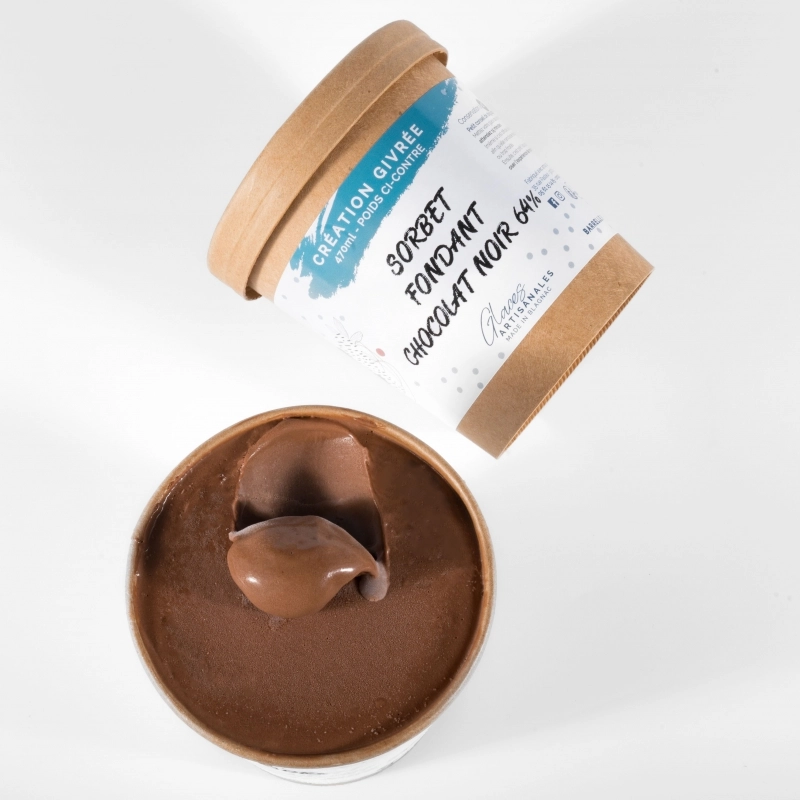 Sorbet fondant chocolat 64%