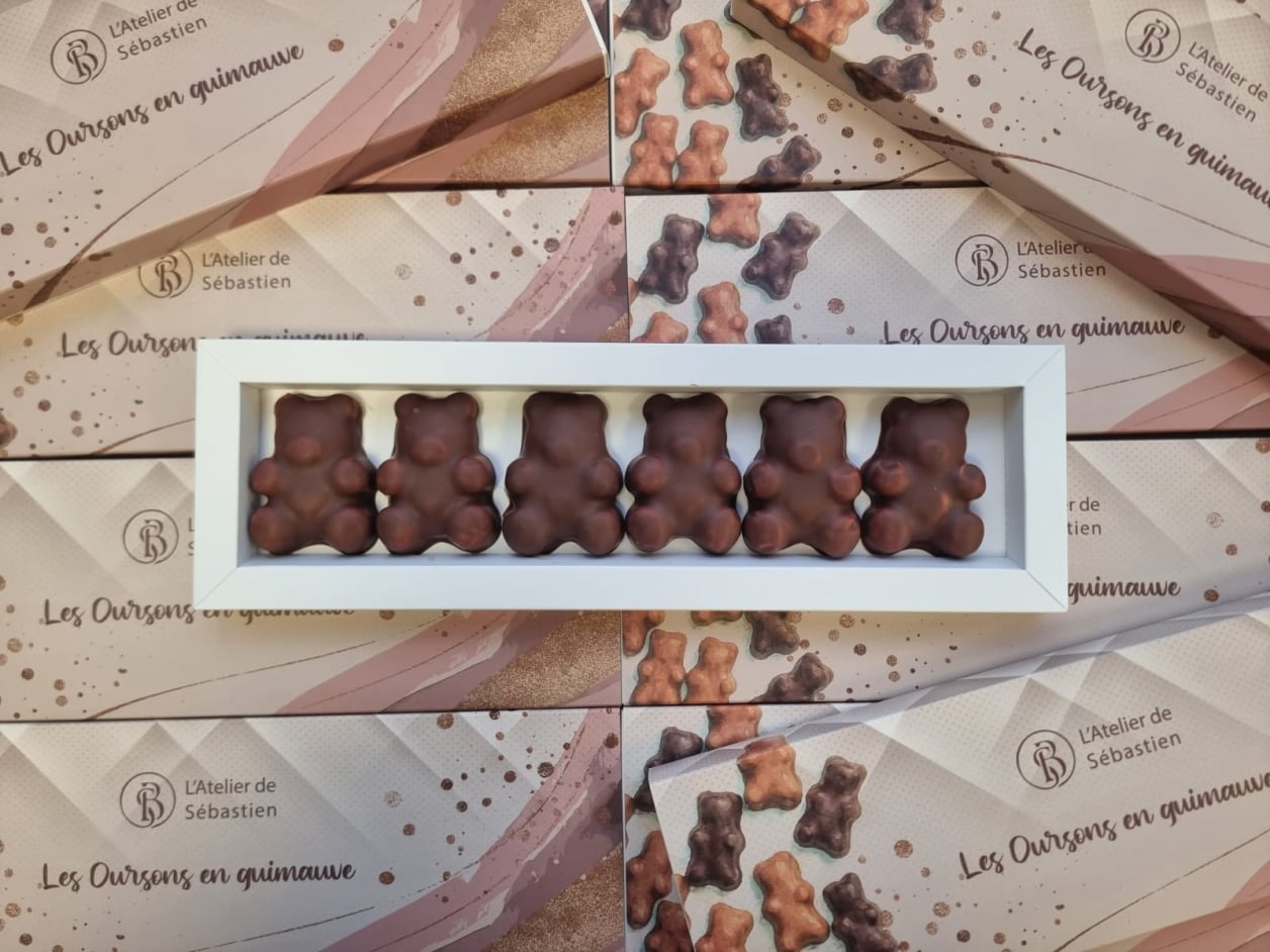 ourson meringuée chocolat lait
