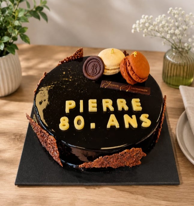 entremets personnalisés en chocolat